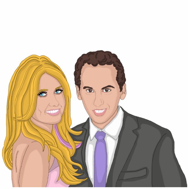 Custom Cartoon Image Photo Sculpture (Front)