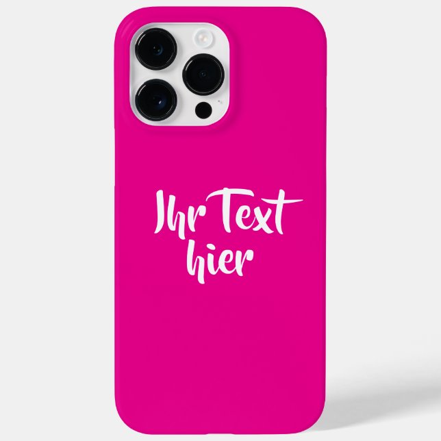 Custom Case-Mate iPhone 14 Pro Max Hüllen Mit Text Case-Mate iPhone Case (Back)