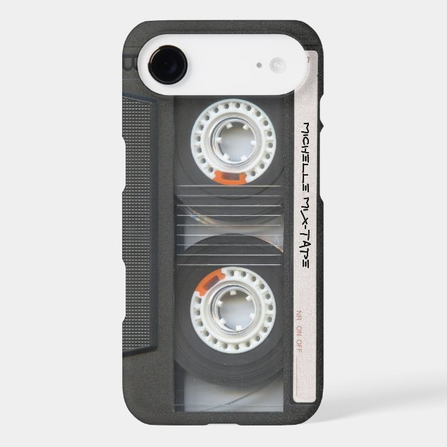 Custom Cassette Mixtape Case-Mate iPhone Case (Back)