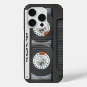 Custom Cassette Mixtape iPhone 15 Pro Case