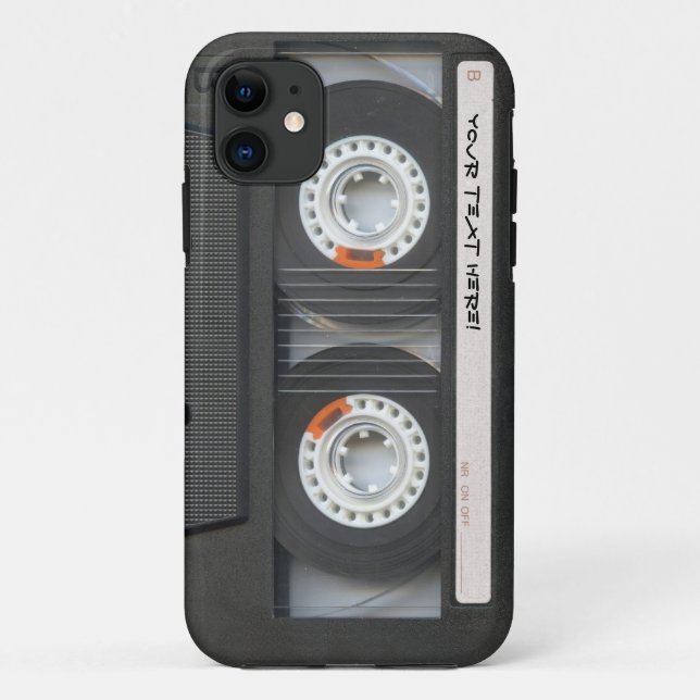 Custom Cassette Mixtape Case-Mate iPhone Case (Back)