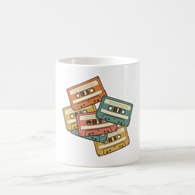  Custom Cassette Tape , Cassette Tape , Country Co Coffee Mug (Center)
