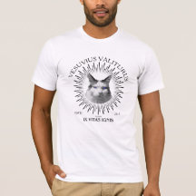 Custom Cat 9 Lives Latin Pet Unisex Crew T-Shirt