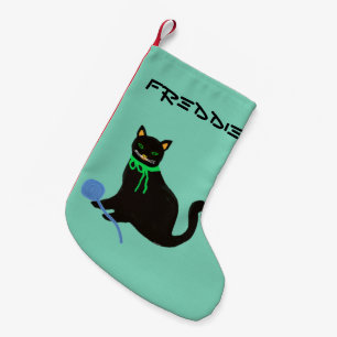 Custom Cat Design Christmas Stocking