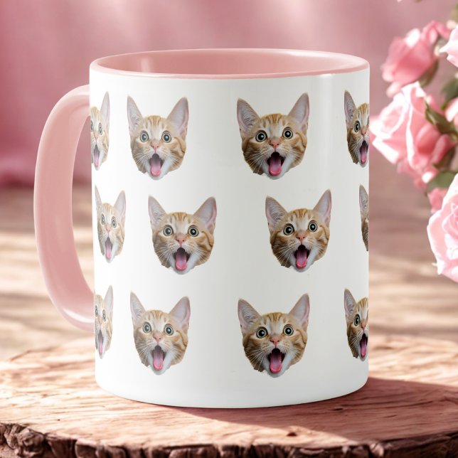 Custom Cat Face Mug | Personalised Pet Mug (Creator Uploaded)