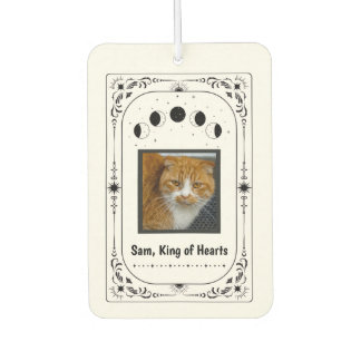Custom Cat Lover Funny Keepsake Pet Photo Mum Dad Car Air Freshener