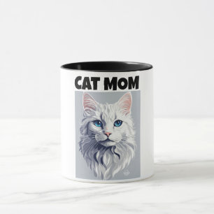 Custom Cat Mom Mug - Purrfect Mother's Day Gift