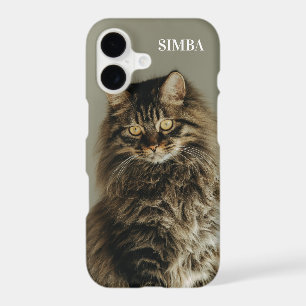 Custom Cat Photo and Name Personalised Pet