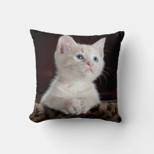 Custom Cat Photo Personalised Pet Lover Cushion
