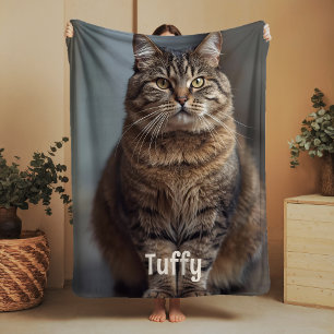 Custom Cat Sherpa Blanket Pet Parent Gift Ideas 