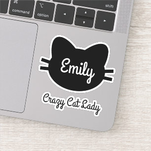 Custom Cat Vinyl Cut Stickers
