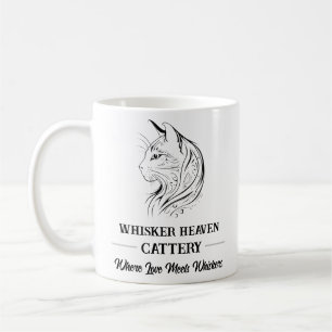 Custom Cattery Mug – Personalised Logo And Name