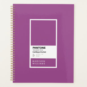 Custom Cattleya Orchid Notebook Personalised Planner