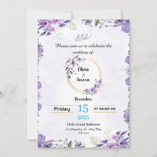 Custom Cedding Invitation Design