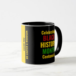 Custom Celebrating Black History Month Centennial  Mug
