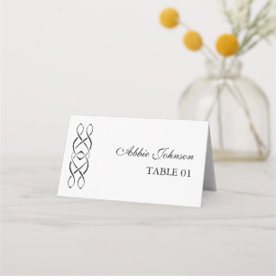 Custom Celtic Knot Wedding Place Card