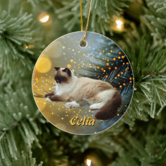 Custom Ceramic Christmas Pet Ornament