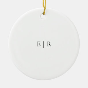 Custom Ceramic Circle Ornament