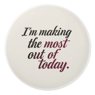 Custom ceramic knob