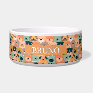 Custom Ceramic Pet Bowl – Personalised Dog & Cat