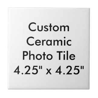 Custom Ceramic Photo Tile 4.25" x 4.25"