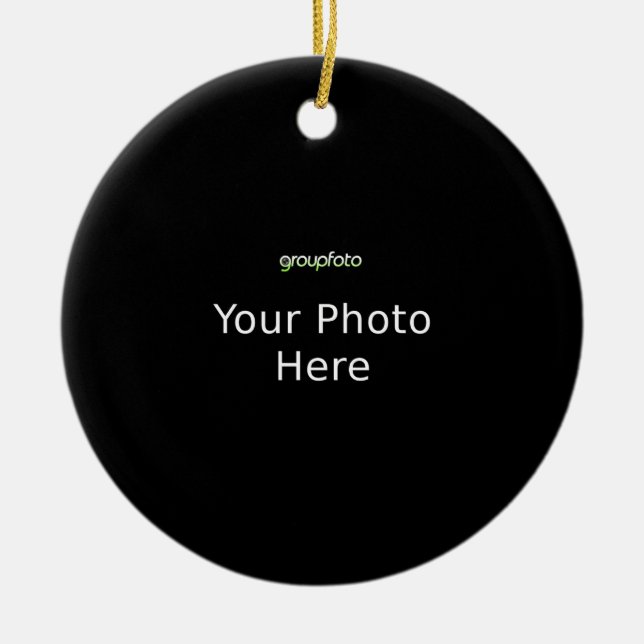 Custom Ceramic Tree Decoration (Front)