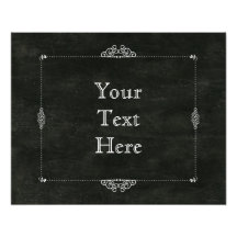 Custom Chalkboard Print