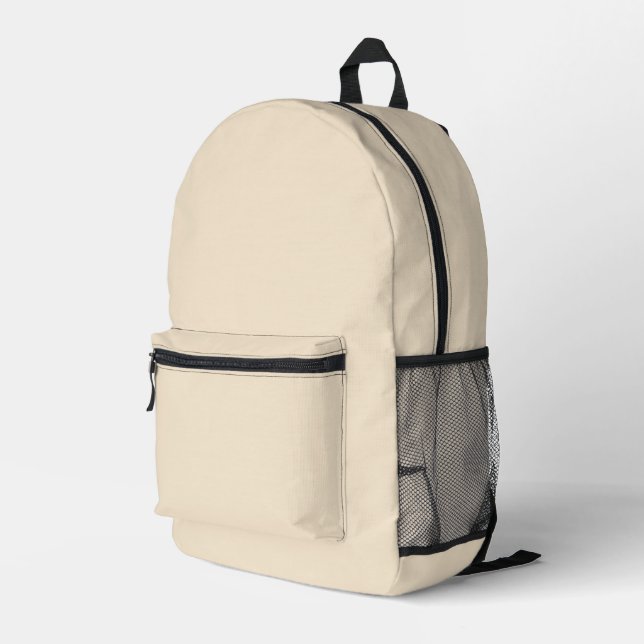 Custom Champagne Gold Backpack - Bulk Orders (Back Corner Right)
