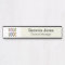Custom Changeable Name Plate with Company Logo