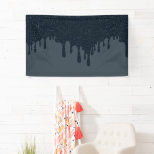 Custom Charcoal Noise Drip – Bold Abstract Banner