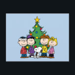 Custom Charlie Brown and Friends Postcard<br><div class="desc">Share smiles with this customisable postcard featuring Charlie Brown and the Peanuts gang. Perfect for sending greetings,  invitations,  or thoughtful notes,  this design allows you to add a personal touch while celebrating the timeless charm of the Peanuts characters.</div>