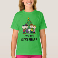 Custom Charlie Brown and Friends Winter Birthday