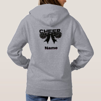 Custom Cheerleader Name Bow Hoodie