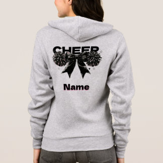 Custom Cheerleader Name Bow Hoodie