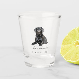 Custom Cheers to My Humans Pet Wedding  Shot Glass