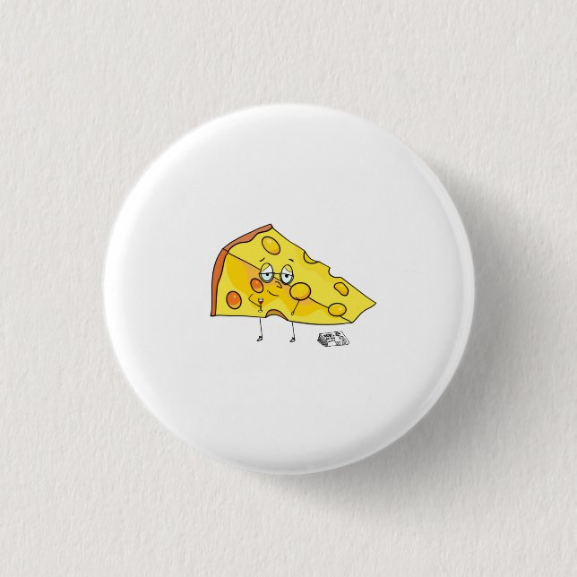 Custom cheese. Mature. birthday 3 Cm Round Badge (Front)