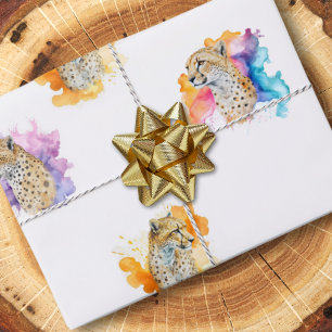 Custom Cheetah Gift Wrapping Paper