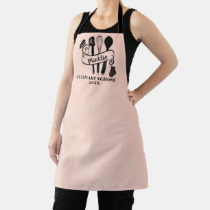 Custom Chef Utensil Cooking School  Apron