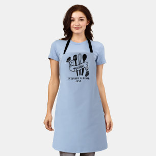 Custom Chef Utensil Cooking School  Apron