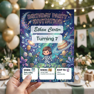 Custom Chemistry Lab Birthday Party Invitation