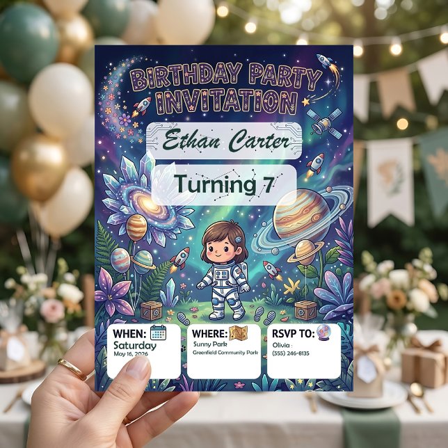 Custom Chemistry Lab Birthday Party Invitation (Creator Uploaded)