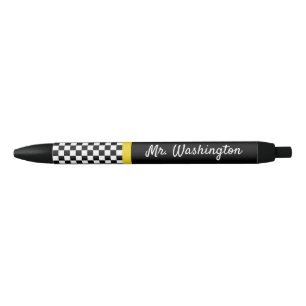 Custom Chequerboard Writing Pen Gift