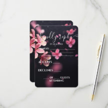 Custom Cherry Blossoms Wedding