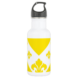 Custom Chevron 1 Yellow 532 Ml Water Bottle