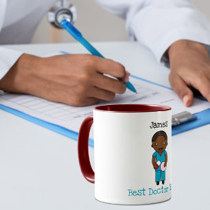 Custom Chibi Health Care Professional Thank You Coffee Mug