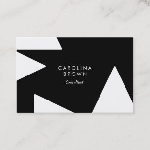 Custom Chic Geometric Professional Business Card