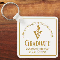 Custom Chic Gold Veterinary School Graduation