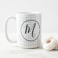 CUSTOM Chic Modern Messy Graphite Pencil LinesGrid