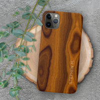 Custom Chic Stylish Retro Woodgrain Pattern