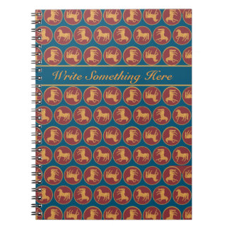 Custom Chic Year of the Horse Spiral Notebook